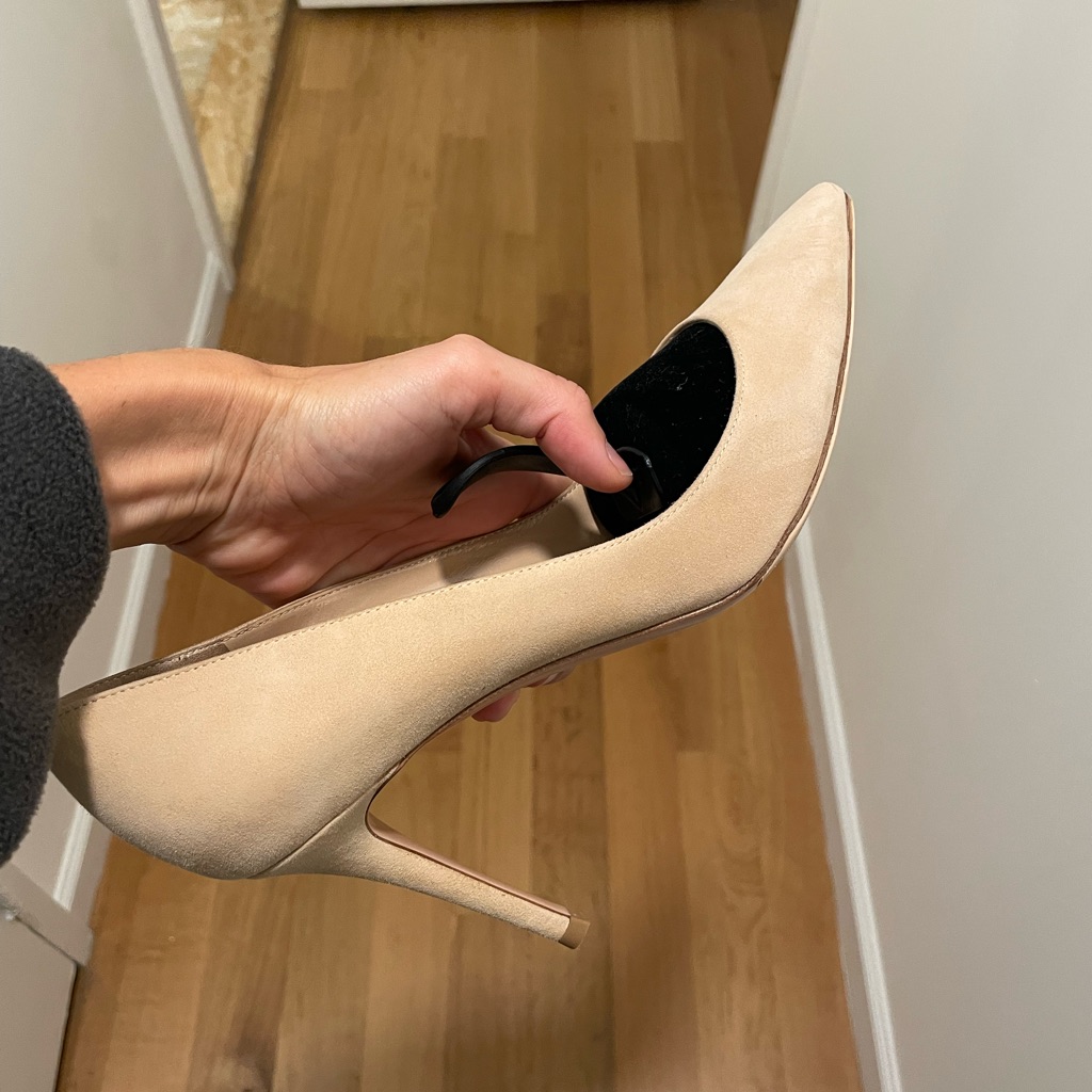 Nwt Gianvito Rossi Camoscio Nude 85 Pumps Suede Brand New